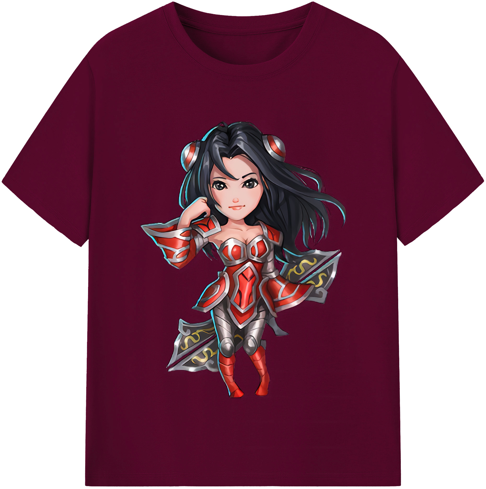 （画像用） リーグ・オブ・レジェンド League of Legends LOL レディースカジュアルプリントTシャツ（綿100％）